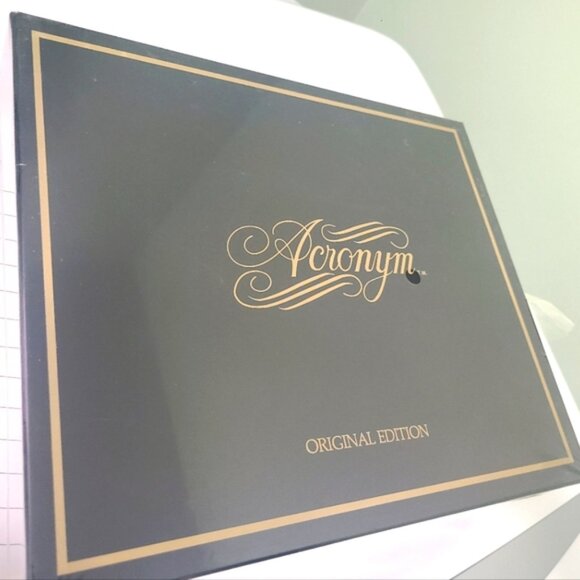 Vintage RARE Sealed 1985 Acronym Board Game By Tomy Canadian Collectible - Picture 2 of 8